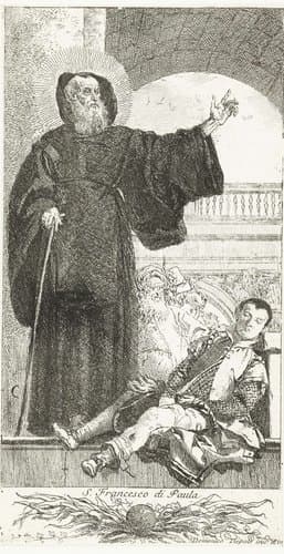 S. Francesco di Paula by Giovanni Domenico Tiepolo