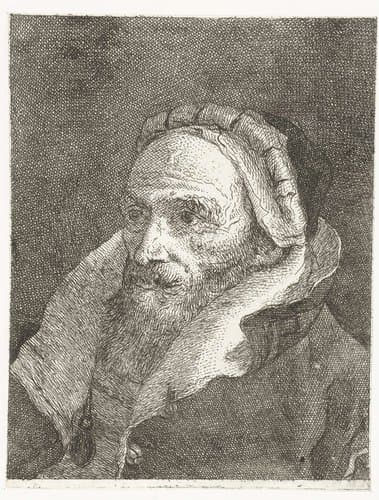 Verzameling hoofden by Giovanni Domenico Tiepolo