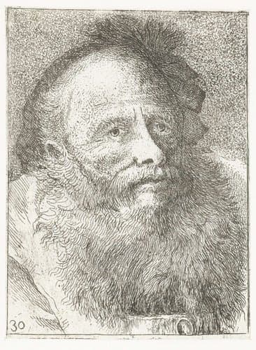 Verzameling hoofden by Giovanni Domenico Tiepolo