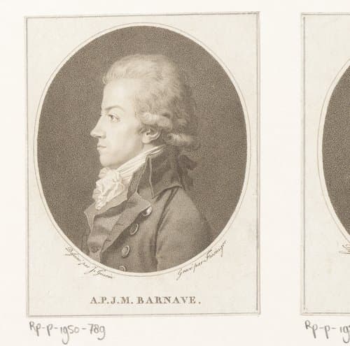 Portret van Antoine Pierre Joseph Marie Barnave