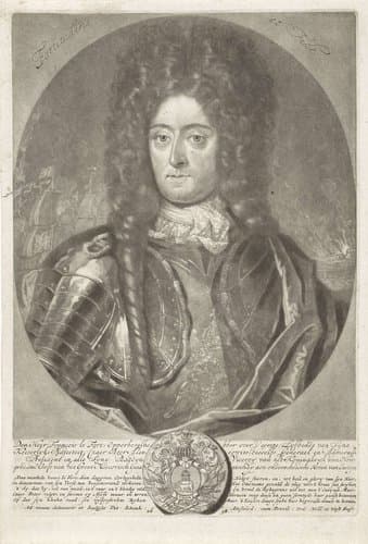 Portret van François Lefort by Pieter Schenk (I)