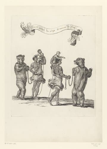 Twee Afrikaanse mannen by François Chauveau