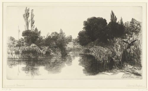 Vijver by Francis Seymour-Haden (Sir)
