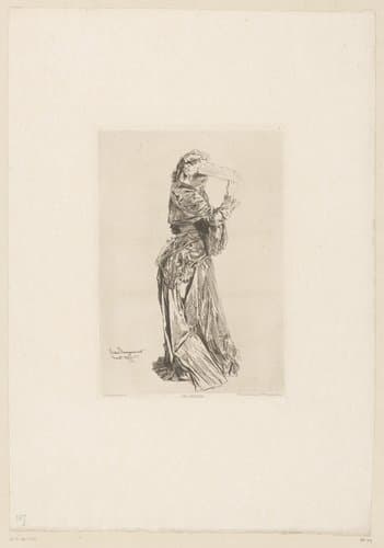 Officier en dame met groentemand by Joannes Bemme