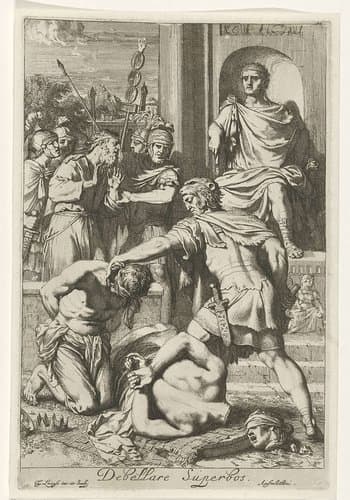 Onthoofding van twee koningen in opdracht van een Romeins keizer by Gerard de Lairesse