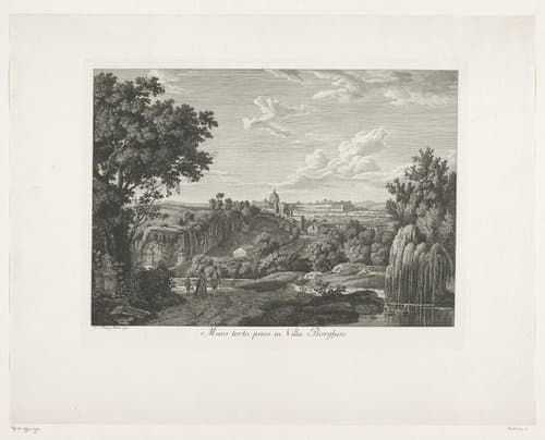 Muro torto, preso in Villa Borghese by Albert Christoph Dies