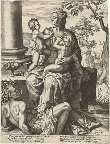 Liefde overwint Afgunst by Pieter Jalhea Furnius