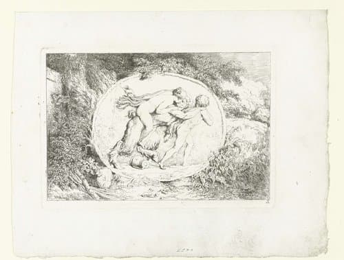 Bacchanales by Jean Honoré Fragonard