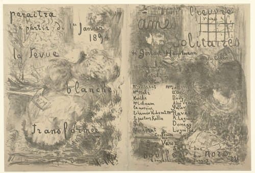 La revue blanche transformée Ames solitaires by Édouard Vuillard