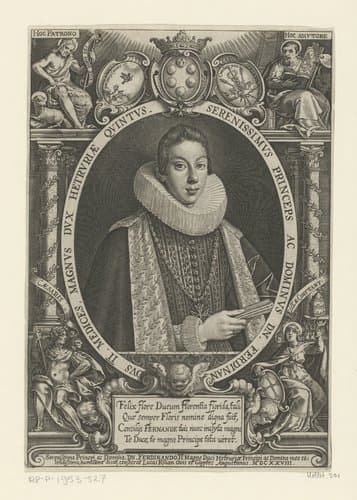 Portret van keizer Ferdinand II by Lucas Kilian