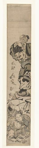 Daikoku en drie jongetjes by Katsukawa Shunsho