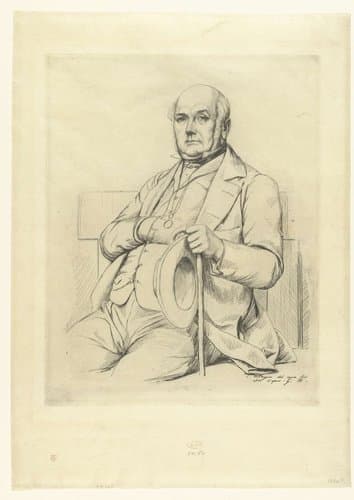 Portret van Casimir Le Conte by Charles Meryon