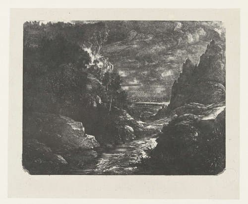 Le ruisseau des gorges by Rodolphe Bresdin