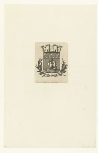 Armes symbolique de Paris by Charles Meryon