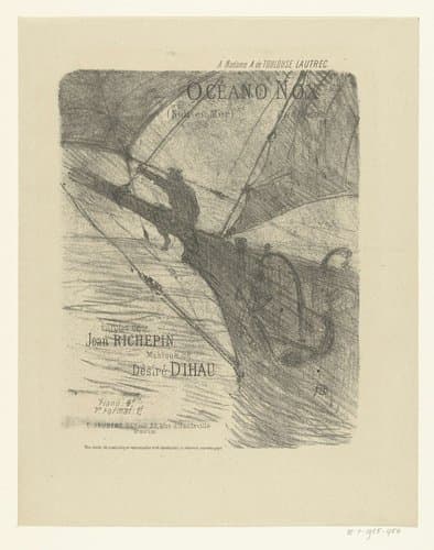 Oceano Nox by Henri de Toulouse-Lautrec
