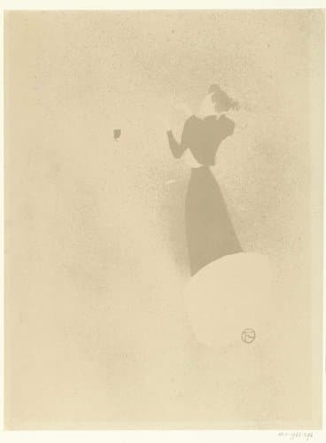 Hoedenmaakster Renée Vert by Henri de Toulouse-Lautrec