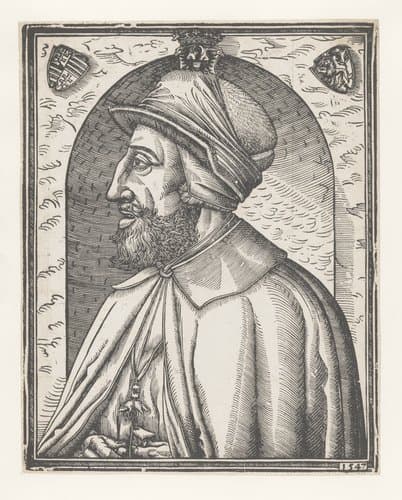 Portret van Ferdinand I van Habsburg by Monogrammist MR