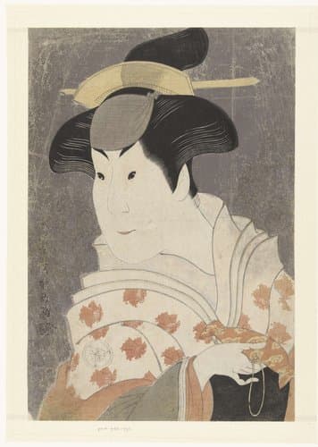 Busteportret van Iwai Hanshiro IV.