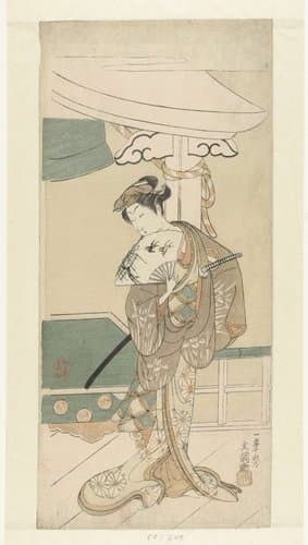 Acteur als danseres by Ippitsusai Bunchô