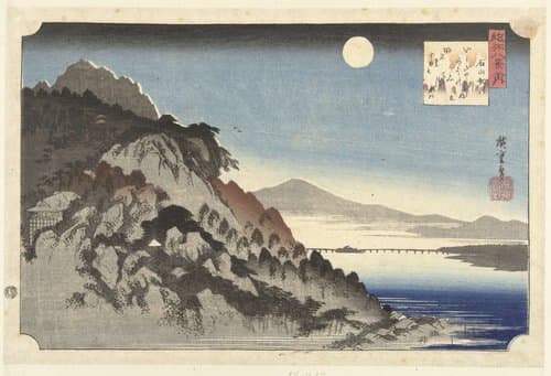 Acht gezichten op de provincie Omi by Hiroshige (I) , Utagawa