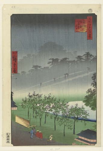 Honderd beroemde gezichten op Edo by Hiroshige (II) , Utagawa