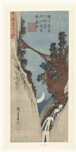 Tsuki nijuhakkei no uchi by Hiroshige (I) , Utagawa