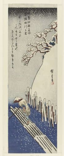 Beroemde plekken in Edo in de vier seizoenen by Hiroshige (I) , Utagawa