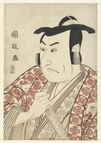 Busteportret van Ichikawa Omezo by Utagawa Kunimasa
