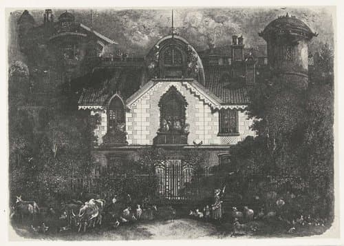 La maison enchantée by Rodolphe Bresdin