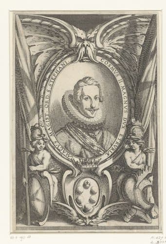Portret van Cosimo II de' Medici by Jacques Callot
