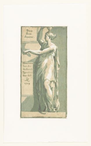 Staande vrouw by Anton Maria I Zanetti