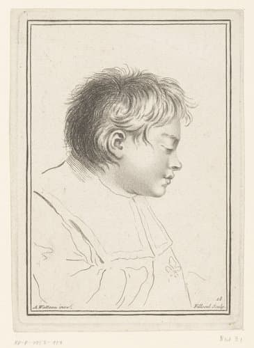 Portret van een jongen by Pierre Filloeul