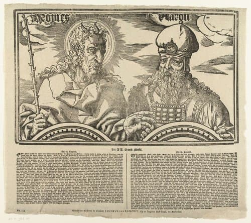 Mozes en Aäron by Cornelis Anthonisz.