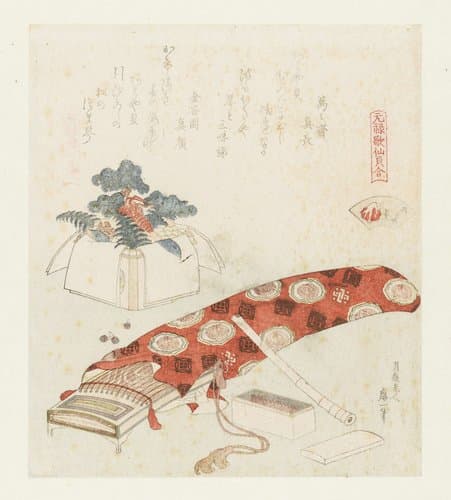 Akoya schelp by Katsushika Hokusai
