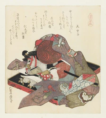 Stokpaard by Katsushika Hokusai