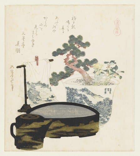 Een serie met paarden by Katsushika Hokusai