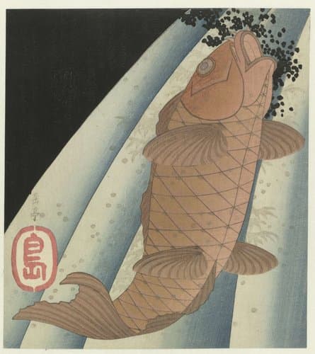 De Suigyô dichtervereniging van Kamige by Yashima Gakutei