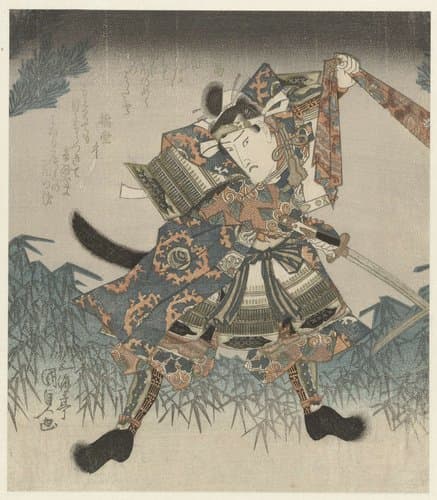 Acteur als krijger by Utagawa Kunisada (I)