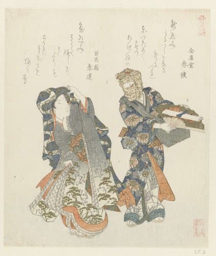 Beroemde plaatsen en producten in de Yamashiro provincie by Keisai Eisen