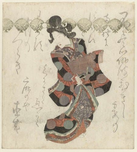 Paraderende courisane by Utagawa Kunisada (I)