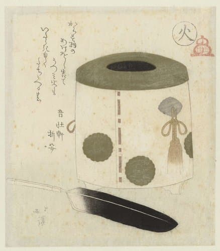 De vijf elementen by Totoya Hokkei