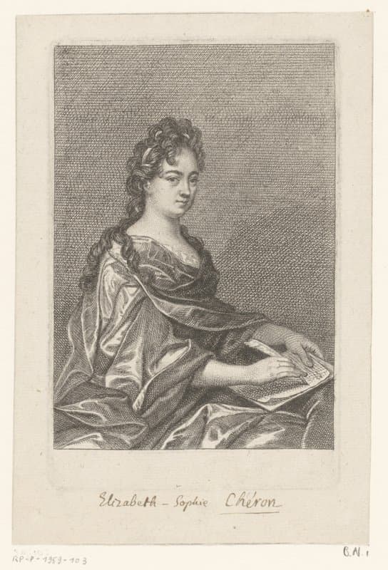 Zelfportret by Elisabeth Sophie Chéron