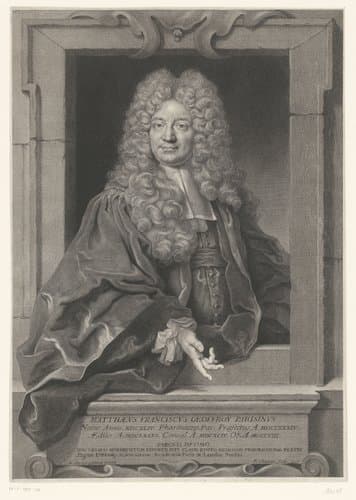 Portret van Mathieu-François Geoffroy