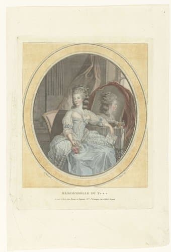 Portret van Catharine Rosalie Gérard by Jean François Janinet