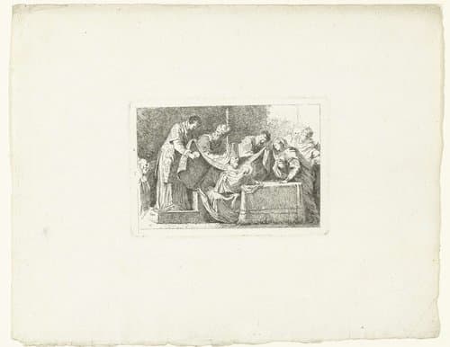 Besnijdenis by Jean Honoré Fragonard