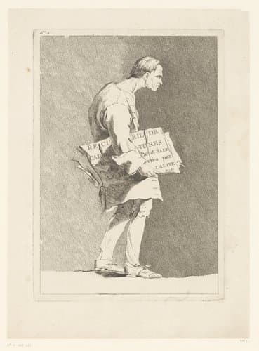 Karikaturen naar J. Saly by marquis de Rémoville Lalive de Jully Ange Laurent de