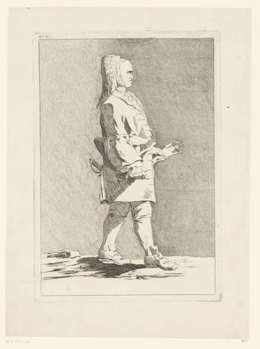 Karikaturen naar J. Saly by marquis de Rémoville Lalive de Jully Ange Laurent de
