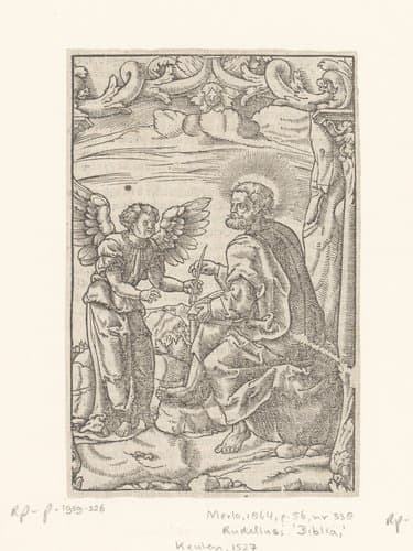 Evangelist Mattheüs by anonymous; Anton von Woensam
