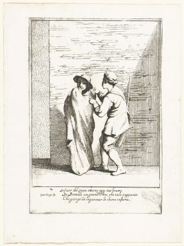 Bertoldo in een zak by Giuseppe Maria Crespi