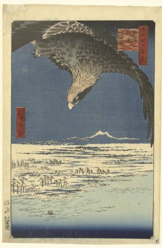 Honderd beroemde gezichten op Edo by Hiroshige (I) , Utagawa